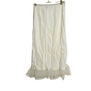Vintage Seaway Medium Half Slip Ivory With Lace Trim Dainty Romantic